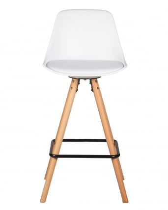 Стул полубарный DOBRIN RONNI Белый ZL-W-02_5