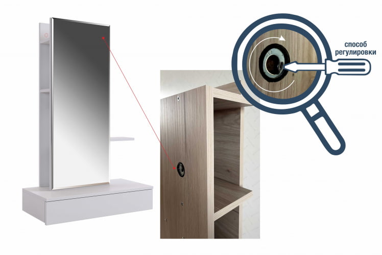 Трюмо Мария STM-01 Дуб сонома_4