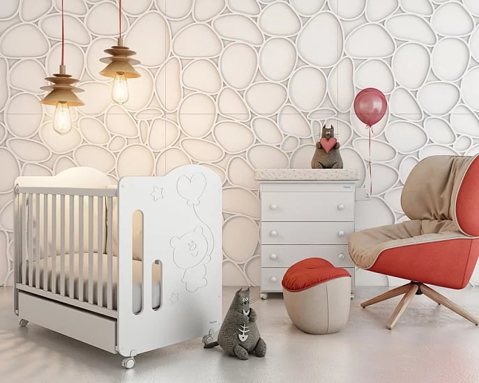 Кровать Micuna Globito 120x60 White_2