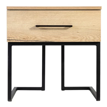 Тумба прикроватная Loft Дуб натур/Бетон_2