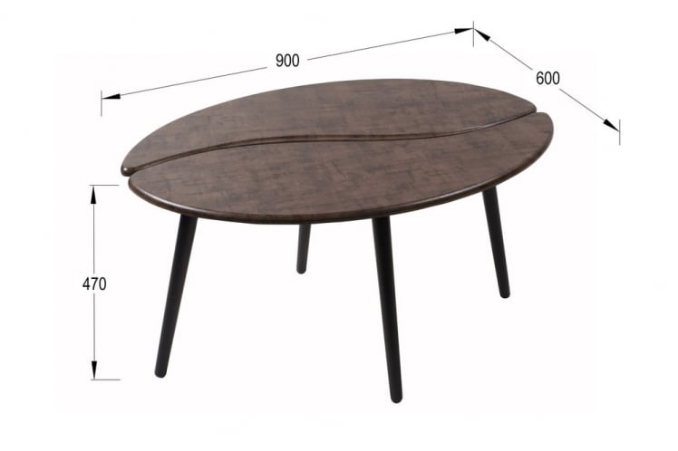 Стол журнальный Арабика Браун_1