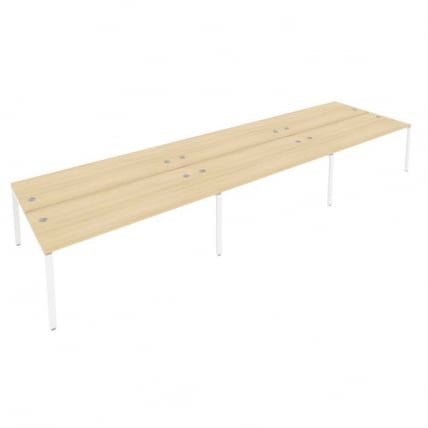 Рабочая станция на 6 раб.места Metal System Б.СМ-6.5 Акация/Белый_0
