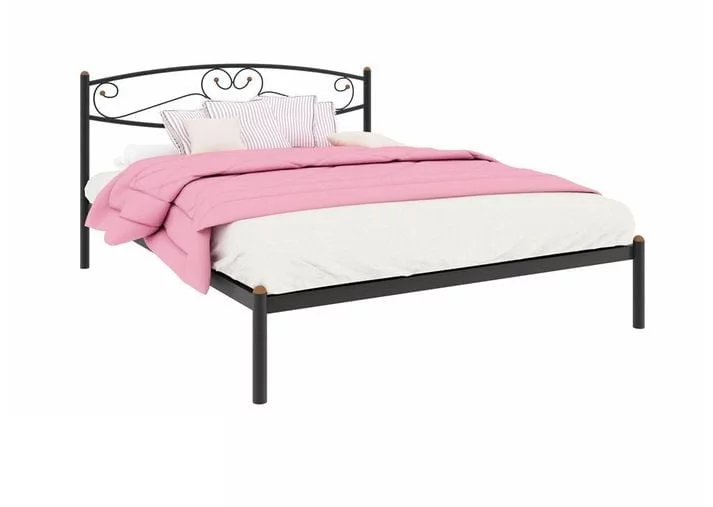 Кровать Каролина 1200х2000 Черная_0