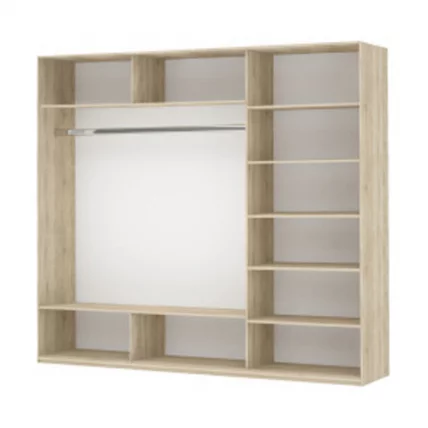 Шкаф-купе трехдверный Прайм 1800 Зеркало/Зеркало/Зеркало Венге_1