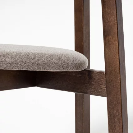 Стул с мягким сиденьем Вега Violet жаккард Орех_3