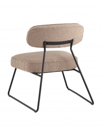 Кресло лаунж Кате букле бежевый / Kate_5