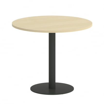 Стол журнальный круглый HOME OFFICE VR.SP-5-90.1 Клен/Антрацит металл_0