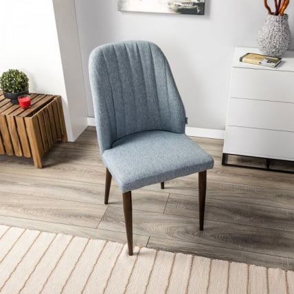 Стул Alen св.серый/т. орех_8