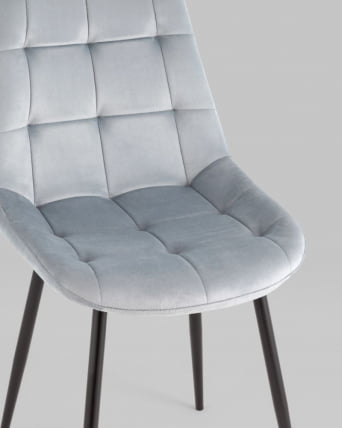 Стул Флекс New велюр пыльно-голубой 2шт_6