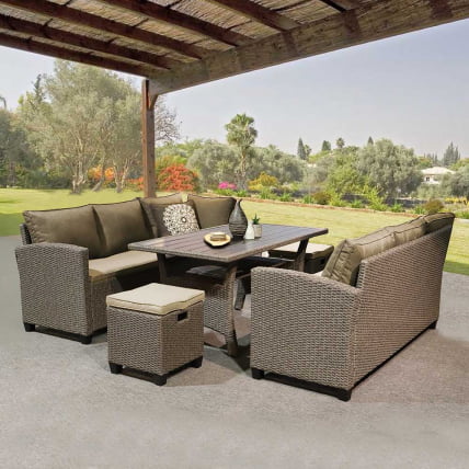 Комплект плетеной мебели AFM-307B Beige_1