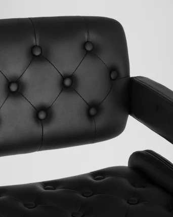 Барный стул Бентли PU-кожа Черный_7