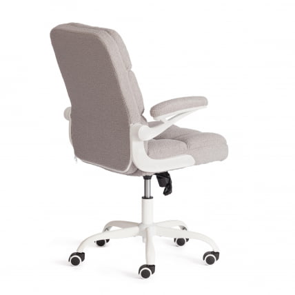 Кресло офисное Lugano Wh ткань teddy, светло-серый_2