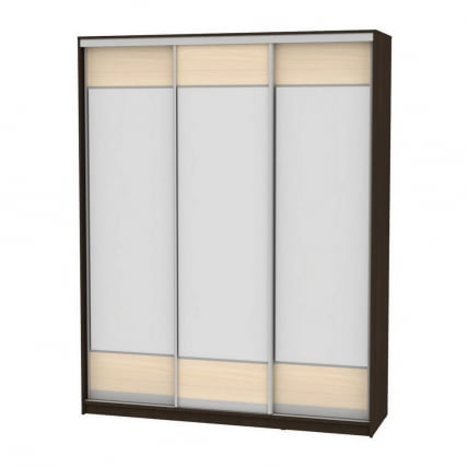 Шкаф-купе B-230х180х60-1(Венге-ДМ-D8D8D8)_0