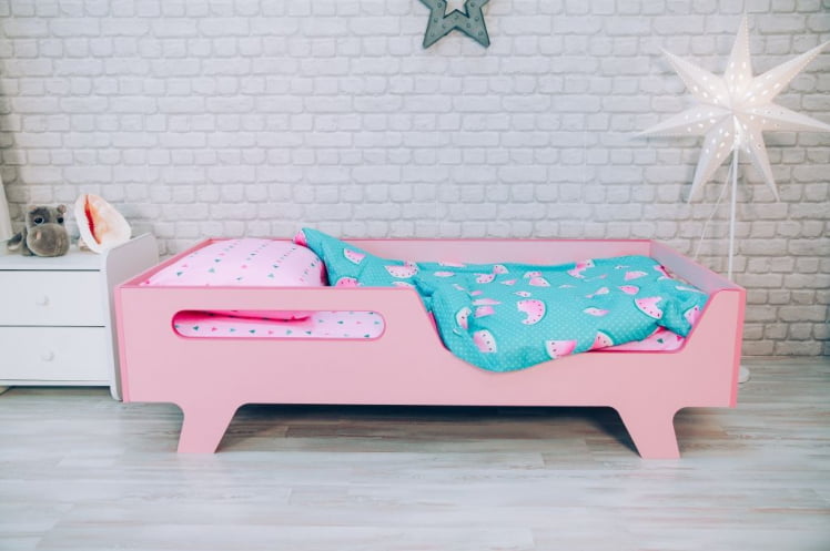 Кровать детская Бэби Розовый_9