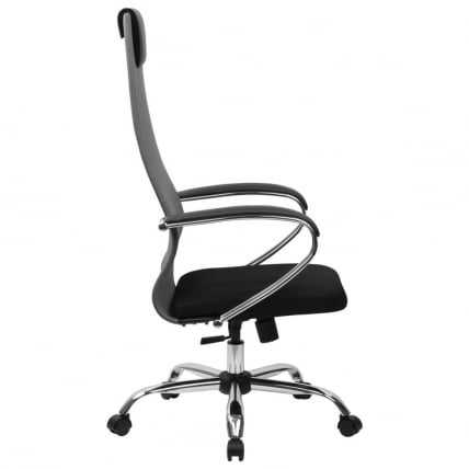 Кресло руководителя BRABIX PREMIUM Ultimate EX-800 хром Черное/серое_2