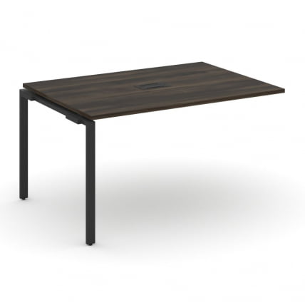 Проходной наборный элемент переговорного стола CONCEPT CN.NPRG-013 Дуб Мали Черный_0