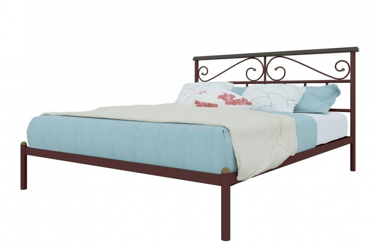Кровать Эсмеральда 1600х2000 Коричневая_0