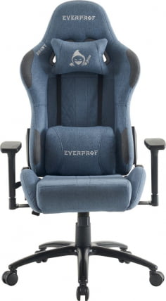 Кресло геймерское Everprof Ghost Ткань Синий_2