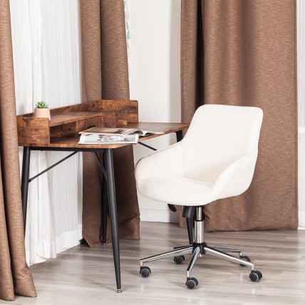 Кресло DUBLIN хром вельвет, молочный_10