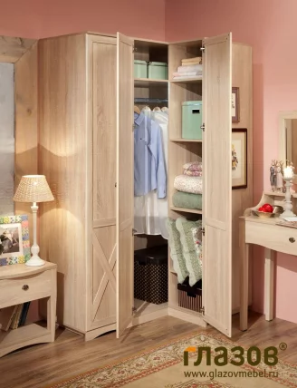 Спальня композиция 4 ADELE Дуб Сонома/Орех шоколадный_3