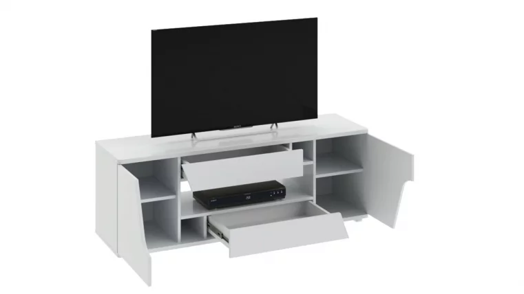 Тумба ТВ тип 5 Diamond Белый глянец_1