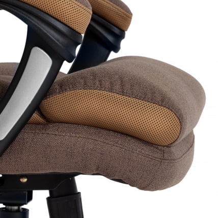 Кресло DUKE ткань, коричневый/бронзовый, фостер 4/TW-21_8