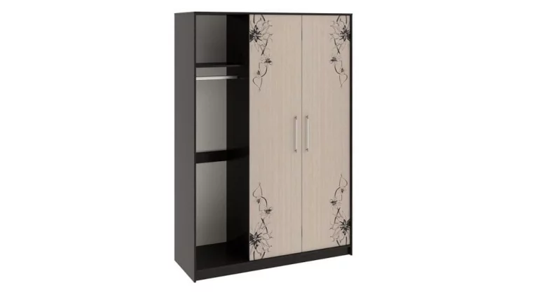 Шкаф Бостон Венге Цаво/Дуб Белфорт с рисунком_4