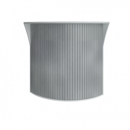 Стойка угловая (радиусный элемент - ролета) Riva А.РС-5.5 Белый_0