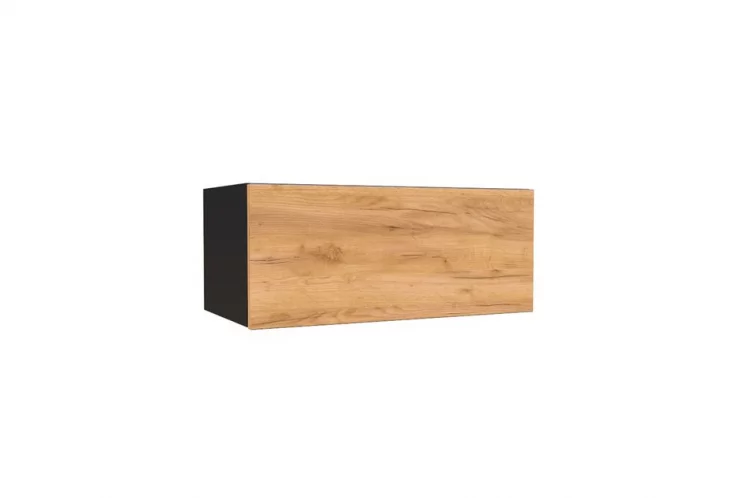 Шкаф кухонный антресоль 600 Шервуд ЛД 281.230.000.184 Черный Дуб золотой_0