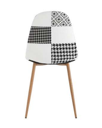 Стул Валенсия SN Пэчворк черно-белый_3
