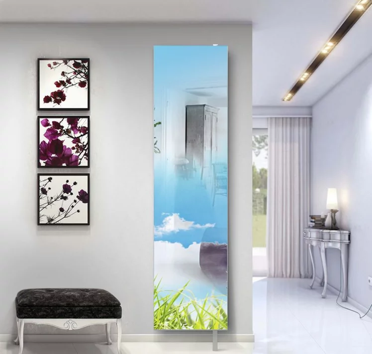 Поворотный зеркальный шкаф Drive SP Art Белый_12