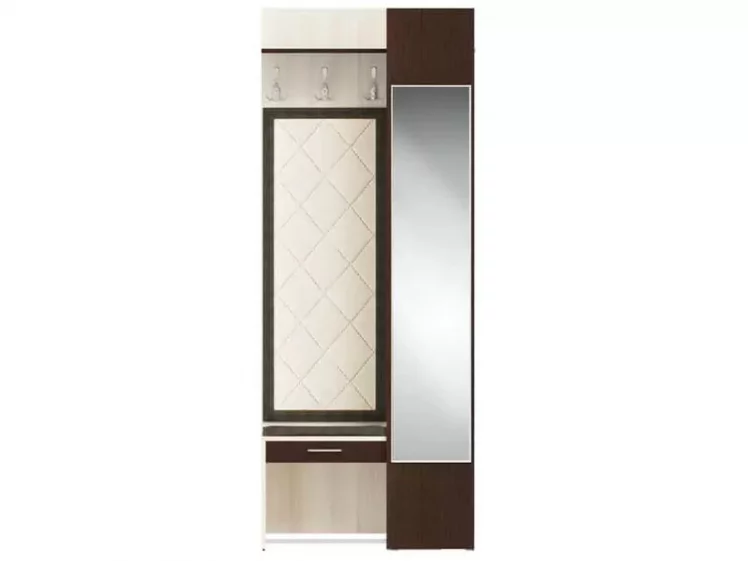 Прихожая Ольга 2 Ясень шимо светлый Венге_1