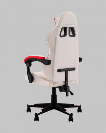 Кресло спортивное TopChairs Phantom бело-красный_5