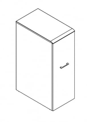 Тумба с выдвижной секцией WDMS 720 Дуб сонома_1