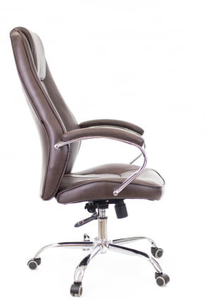 Кресло для руководителя Everprof Long TM Экокожа Коричневый_1