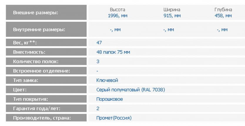 Стальной шкаф металлический AM 2091_1
