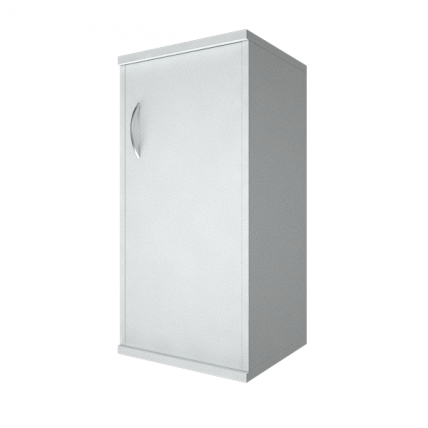 Шкаф низкий узкий правый Riva А.СУ-3.1 Пр Белый_0