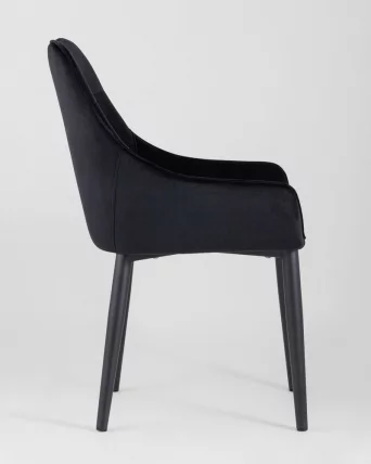 Стул Диана велюр Черный_1