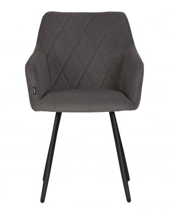 Стул обеденный DOBRIN ROBY велюр Catania Chocolate_5