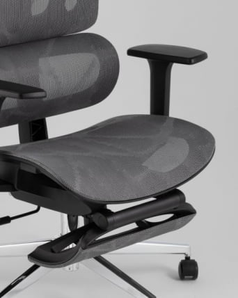 Кресло офисное TopChairs Nimbus серый_17