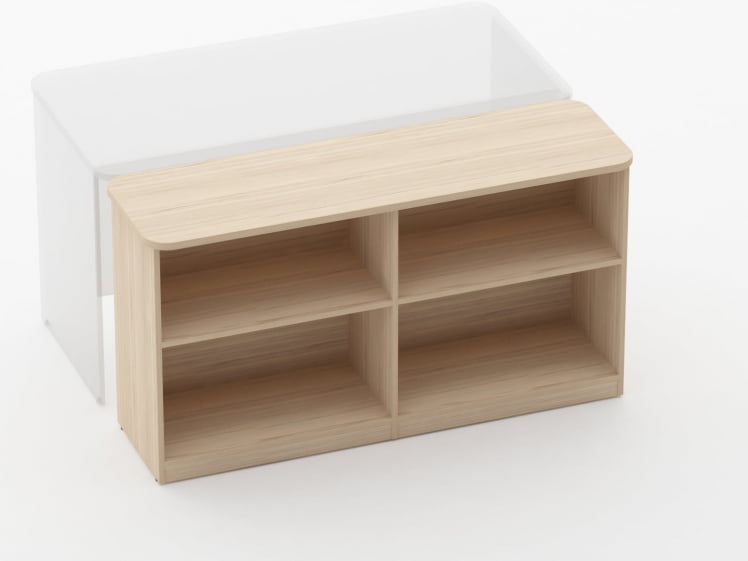 Тумба приставная к столу Glassy 3.18.103 Венге_1