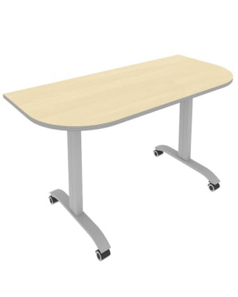 Стол радиусный складной мобильный MOBILE SYSTEM СМ-5.1 Клен/Мультиплекс_0