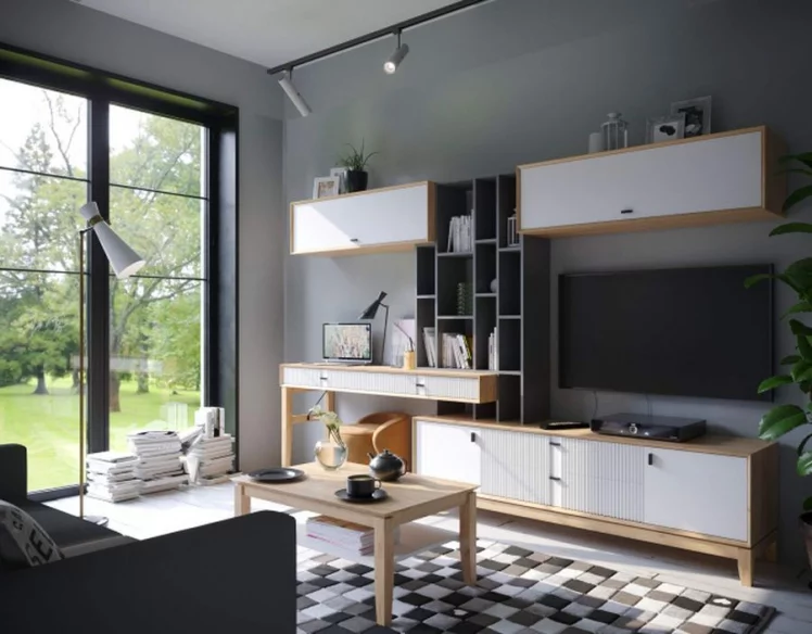 Тумба 1800 Бари ЛД 698.020.000 Дуб Золотой Белый_2