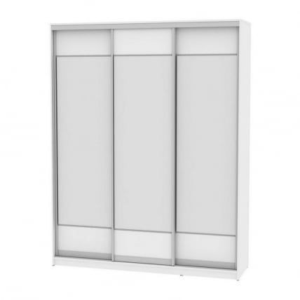 Шкаф-купе B-230х180х60-1(Белый-D8D8D8)_0