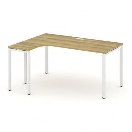 Стол эргономичный левый CONCEPT CN.OSA-002(L) Дуб Винченцо Белый_0