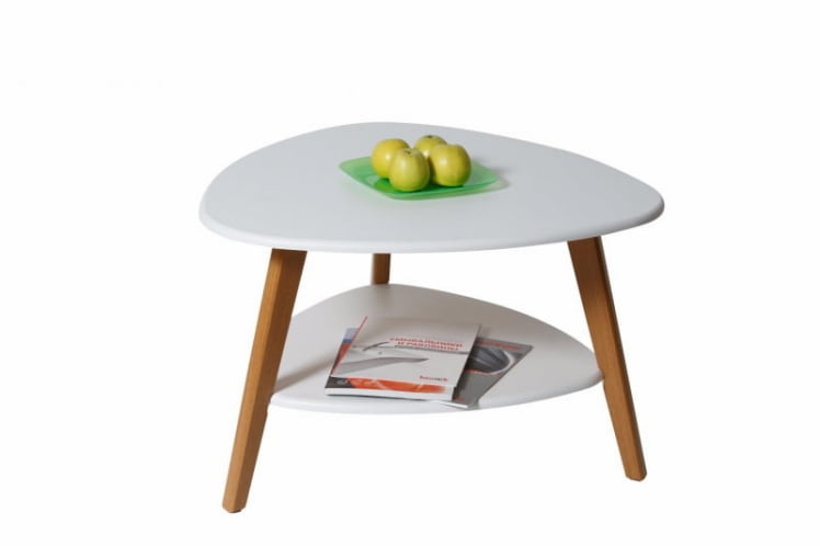 Стол журнальный Бруклин Белый_1