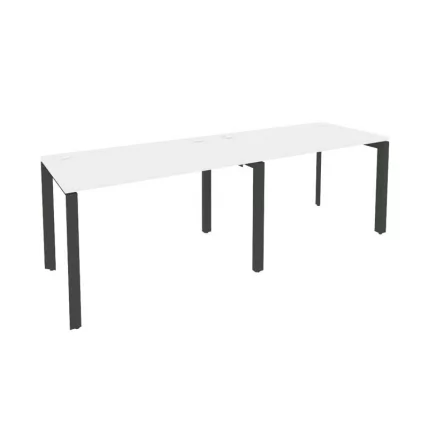 Рабочая станция на П-образном м/к ONIX O.MP-RS-2.2.7 Белый Бриллиант/Антрацит_0