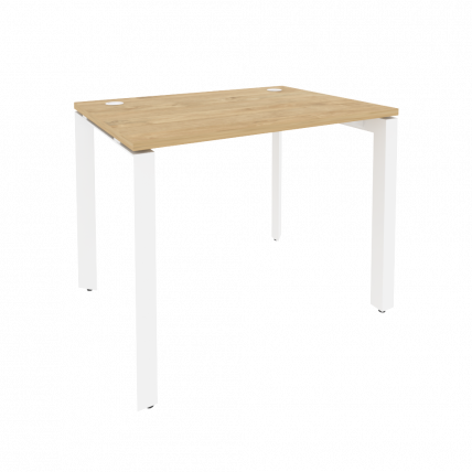 Стол рабочий на П-образном м/к ONIX O.MP-SP-1.7 Тиквуд Светлый/Белый_0