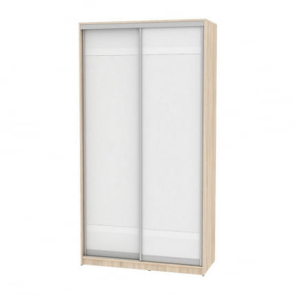 Шкаф-купе B-220х120х60-3(ДСС-Белый-D9D9)_0