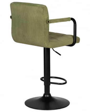 Стул барный ДОБРИН КРУГЕР АРМ БЛАCК (зеленый вельвет (ЛАР-Е2041-7)) 2 шт / DOBRIN KRUGER ARM BLACK (LAR-E2041-7))_4